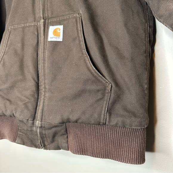 CARHARTT Heavy Duty Canvas Bomber Jacket size M (10-12) - Picture 3 of 6